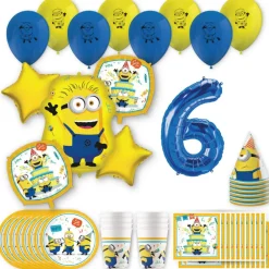 Minions Birthday Party Kit with Number