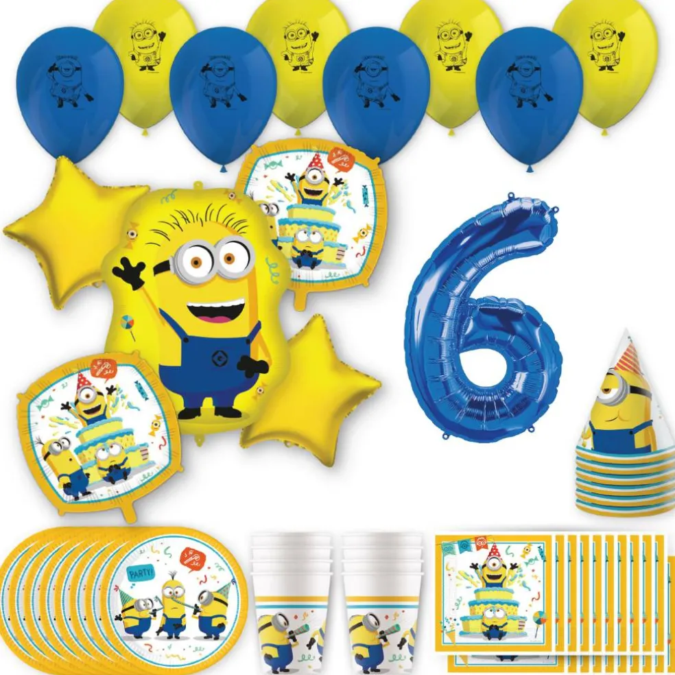 Minions Birthday Party Kit with Number