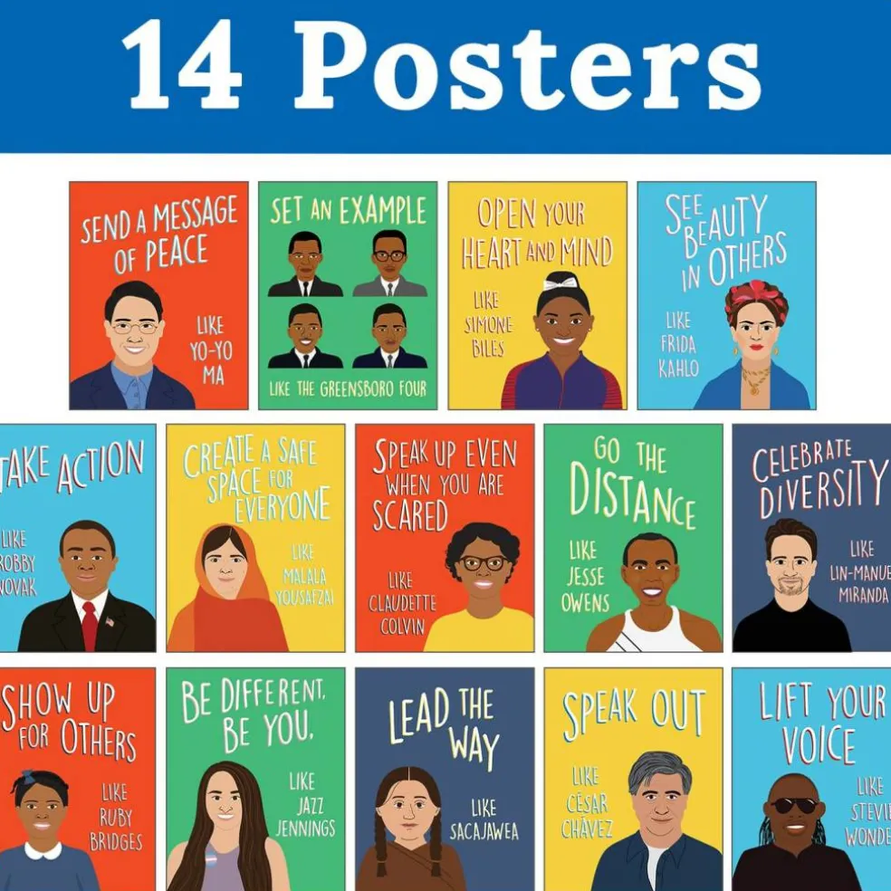 Mini Posters: Be an Ally Like Me Poster Set