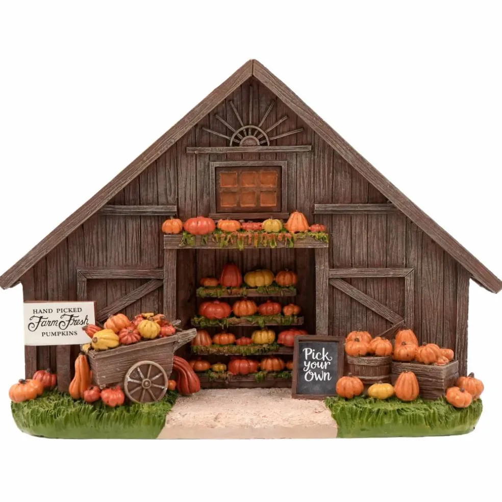 Mini Pumpkin Harvest Barn by Ashland®