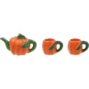 Mini Pumpkin Teapot & Cups by Ashland®