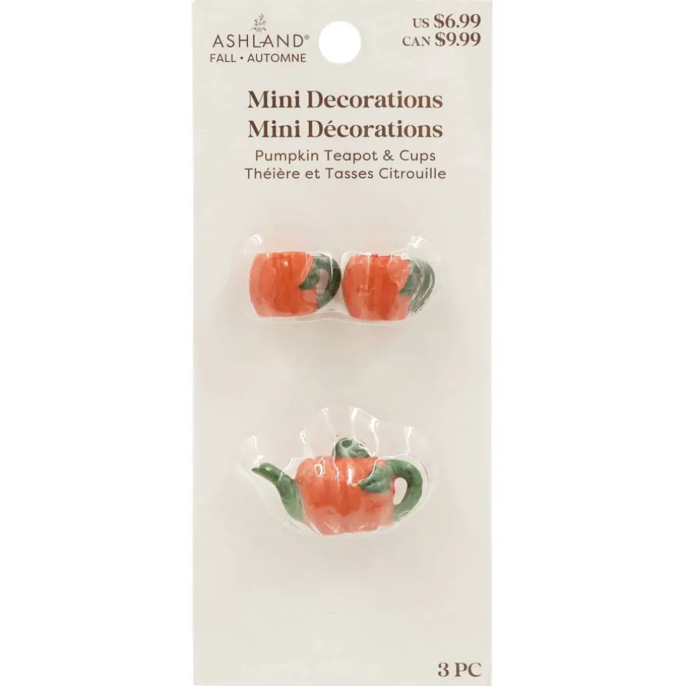 Mini Pumpkin Teapot & Cups by Ashland®