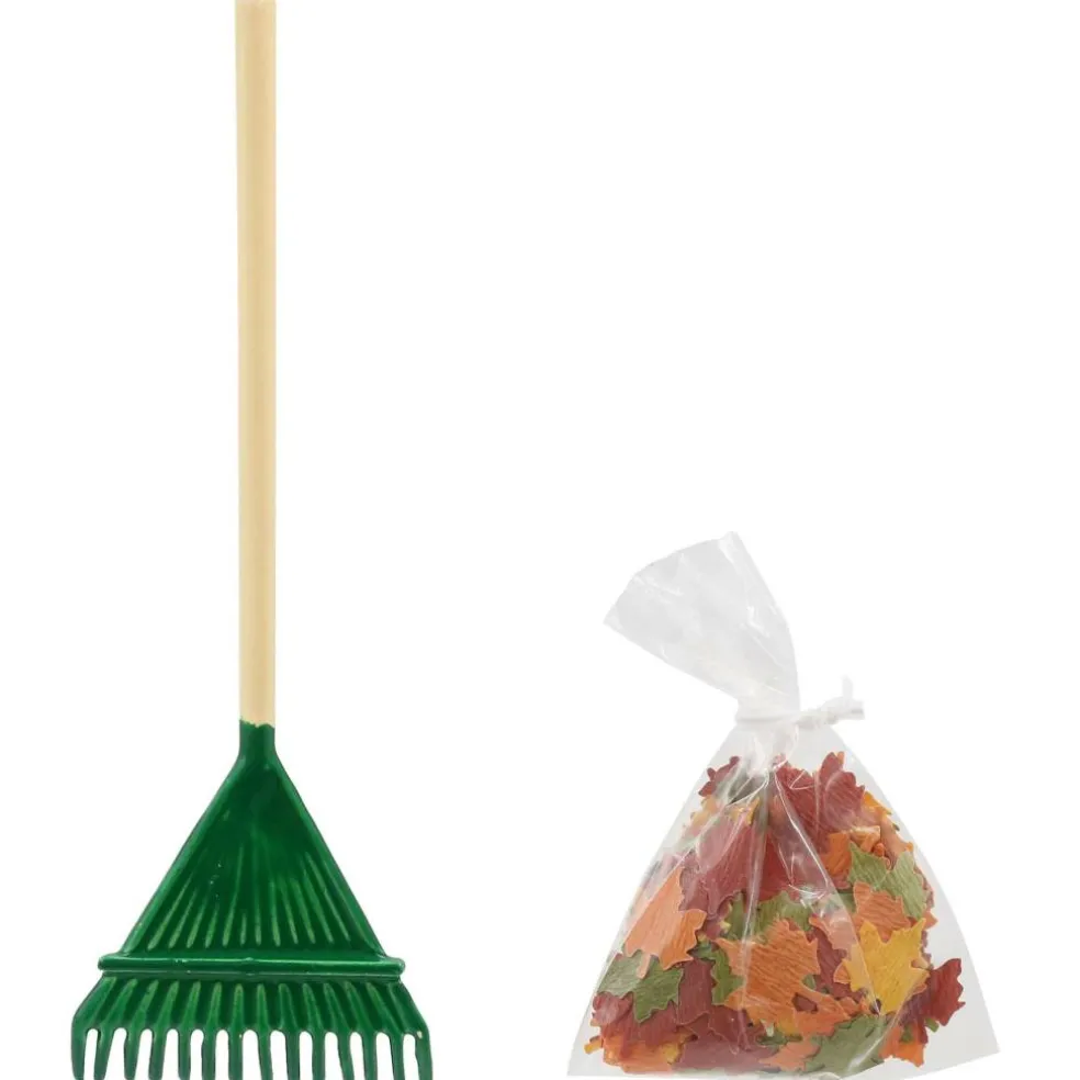 Mini Rake & Leaves by Ashland®