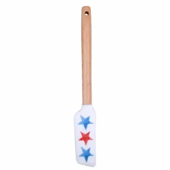 Mini Red, White & Blue Stars Silicone Jar Spatula by Makery™