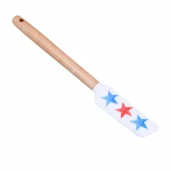 Mini Red, White & Blue Stars Silicone Jar Spatula by Makery™