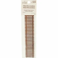 Mini Rusted Picket Fence by Ashland®
