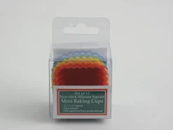 MINI SILICONE BAKING CUPS, 1.5" X 1.5"