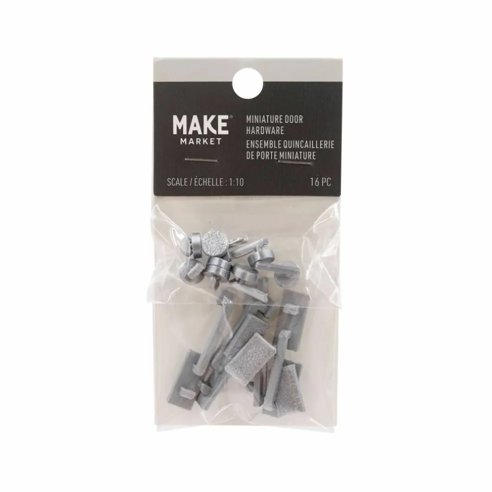Mini Silver Door Hardware, 16ct. by Make Market®