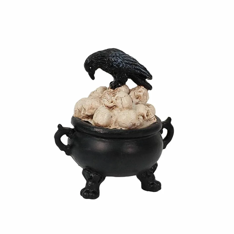 Mini Skull Bowl with Raven by Ashland®