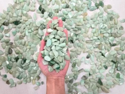 Mini Tumbled Green Quartz Crystals from South Africa Colorful Stones for Vase Fillers Healing & Decorations