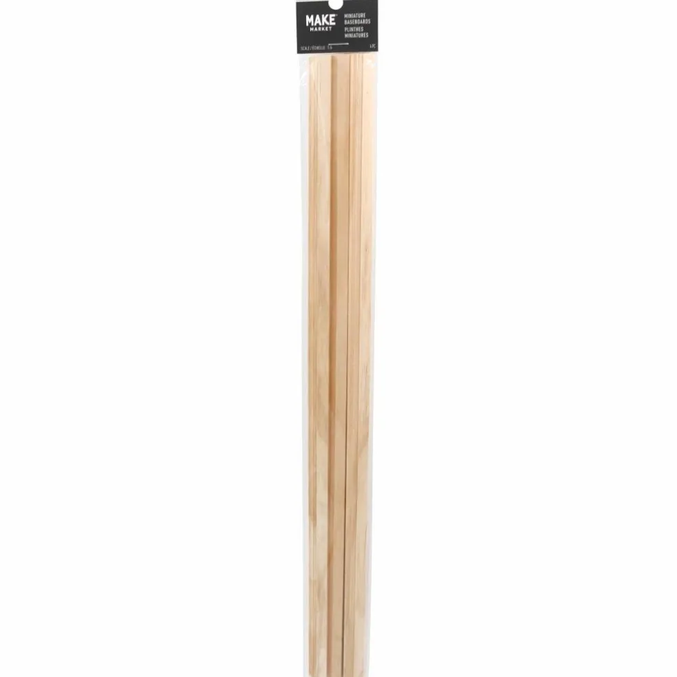 Mini Unfinished Baseboards, 4ct. by Make Market®