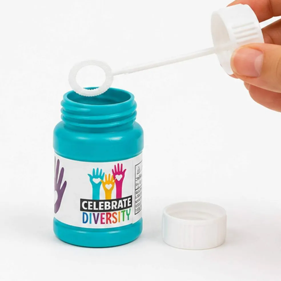 Mini Unity Diversity Bubble Bottles Party Favor 24 Pack