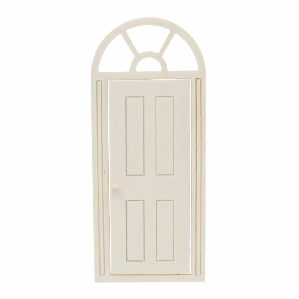 Mini White Door with Arch Top Window by Ashland®