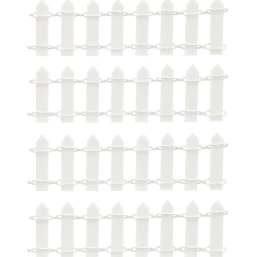 Mini White Fence Decorations, 4ct. by Ashland®
