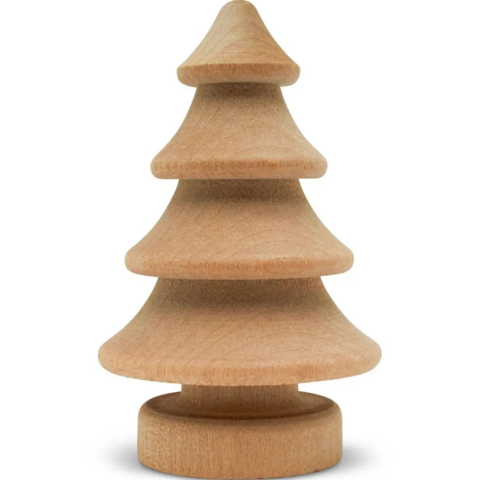 Mini Wooden Christmas Tree, Multiple Sizes Available, Peg People & Small World Play | Woodpeckers