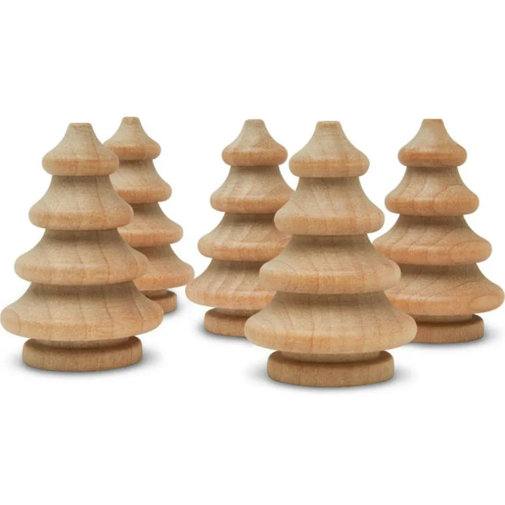 Mini Wooden Christmas Tree, Multiple Sizes Available, Peg People & Small World Play | Woodpeckers