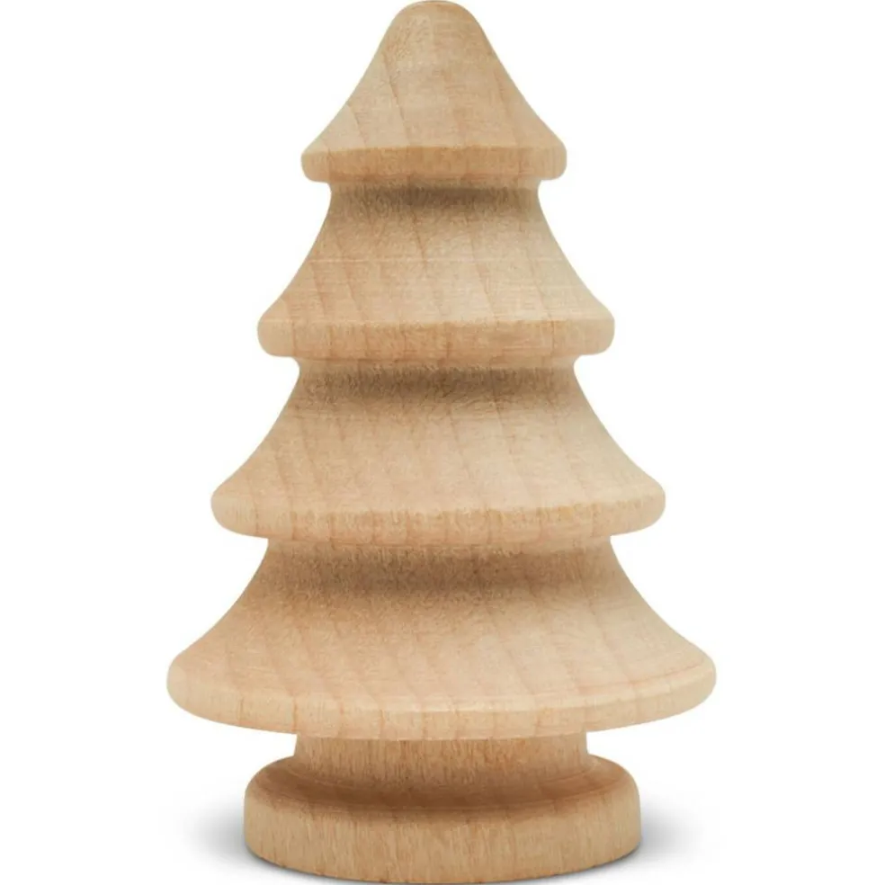 Mini Wooden Christmas Tree, Multiple Sizes Available, Peg People & Small World Play | Woodpeckers