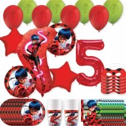 Miraculous Ladybug Birthday Party Kit with Number