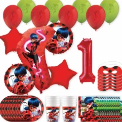 Miraculous Ladybug Birthday Party Kit with Number