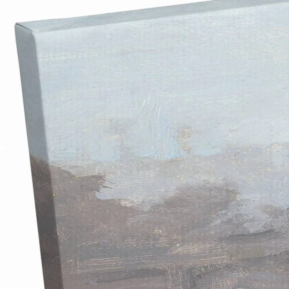 Misty Beach Stroll 36" x 12" Canvas Wall Art