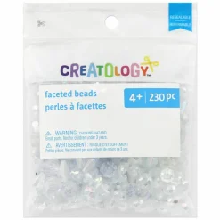Mixed Faceted Beads, 260ct. by Creatology™