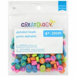 Mixed Neon Clay Alphabet Beads by Creatology™