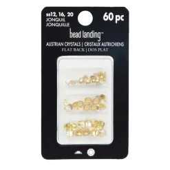 Mixed Round Flatback Austrian Crystals, 60ct. by Bead Landing™