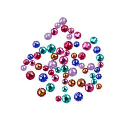 Mixed Round Flatback Austrian Crystals, 60ct. by Bead Landing™