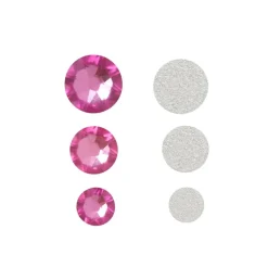 Mixed Round Flatback Austrian Crystals, 60ct. by Bead Landing™
