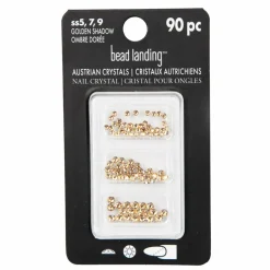 Mixed Round Flatback Austrian Crystals, 90ct. by Bead Landing™