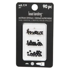 Mixed Round Flatback Austrian Crystals, 90ct. by Bead Landing™