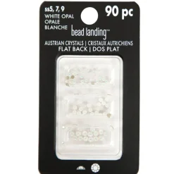 Mixed Round Flatback Austrian Crystals, 90ct. by Bead Landing™