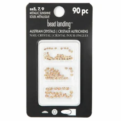 Mixed Round Flatback Austrian Crystals, 90ct. by Bead Landing™
