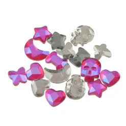 Mixed Shapes Glass Flatback Rhinestones by Bead Landing™