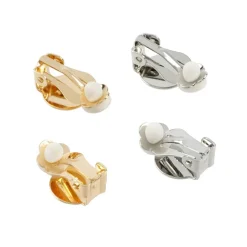 Mixed Stainless Steel Clip-On Earrings, 8ct. by Creatology™
