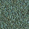 Miyuki Delica Bead Size 11/0, DB2264, Opaque Turquoise Blue Picasso, 5 grams