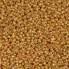 Miyuki Round Rocaille's Seed Beads Size 15/0 8.2g Duracoat Galvanized Gold