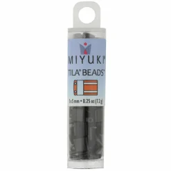 Miyuki® Tila® 5mm 2-Hole Square Glass Seed Beads