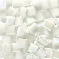 Miyuki® Tila® 5mm 2-Hole Square Glass Seed Beads