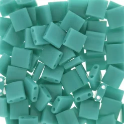Miyuki® Tila® 5mm 2-Hole Square Glass Seed Beads