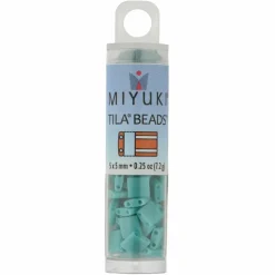 Miyuki® Tila® 5mm 2-Hole Square Glass Seed Beads