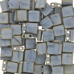 Miyuki® Tila® 5mm 2-Hole Square Glass Seed Beads