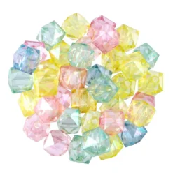 7.5mm AB Pastel Geometric Plastic Beads, 250ct. by Bead Landing™