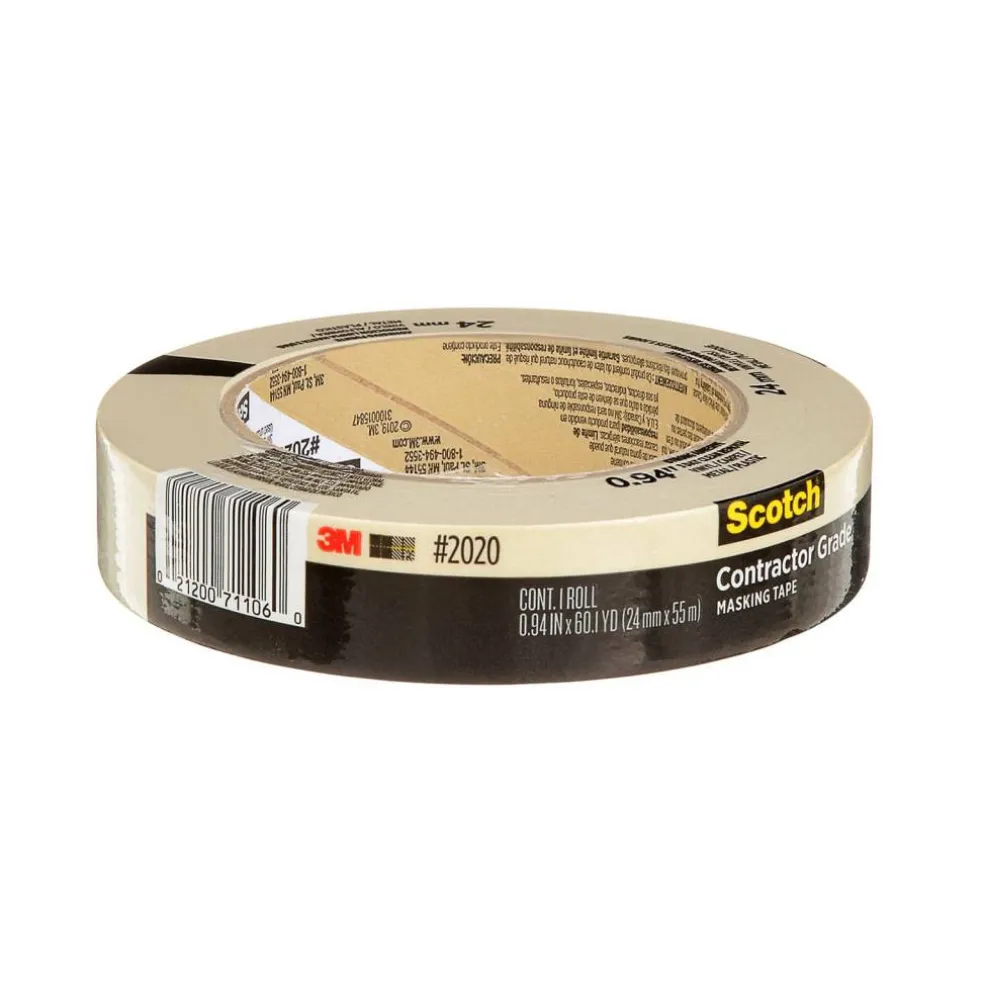 3M® 1" Masking Tape, 6 Rolls