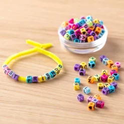 6.5mm Bright Alphabet Cube Beads by Creatologyâ„¢