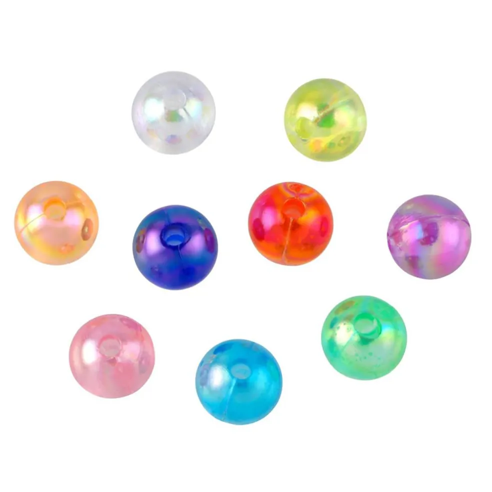 7.5mm Bright Pastel Round Plastic Beads, 250ct. by Bead Landing™