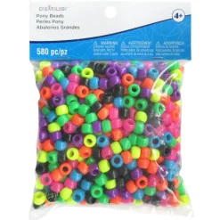 9mm Bright Pony Beads by Creatology™