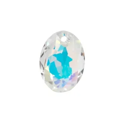 16mm Crystal AB Elliptical Austrian Crystal Pendant by Bead Landing™