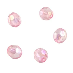 6mm Faceted AB Acrylic Round Bead Value Pack by Bead Landingâ„¢