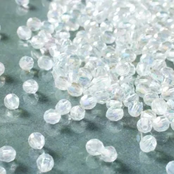 6mm Faceted AB Acrylic Round Bead Value Pack by Bead Landing™